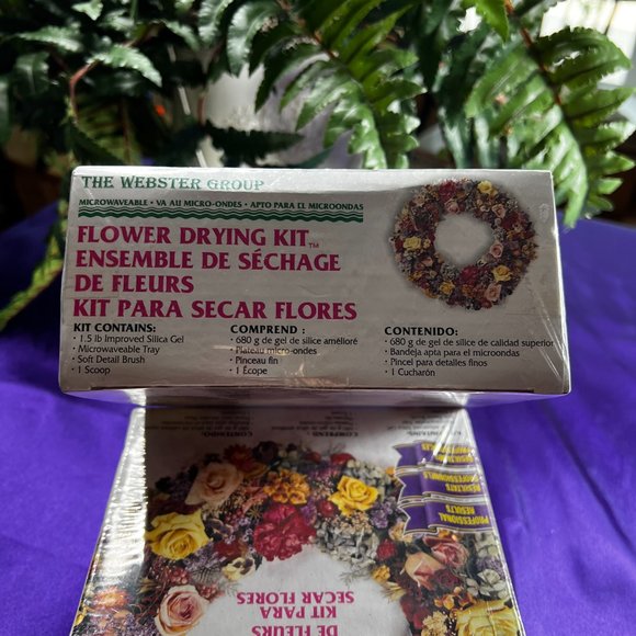 NEW ๐ WEBSTER GROUP 2 FLOWER DRYING KIT Botanical Science Microwaveable - Picture 4 of 9